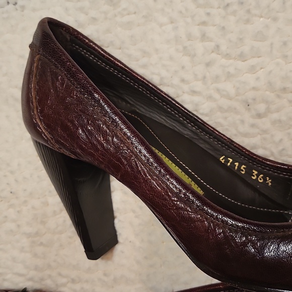 Vintage Y2K Materia Prima Goffredo Fantini Luxury Leather Women's Shoes / Sz 6 - Picture 4 of 17